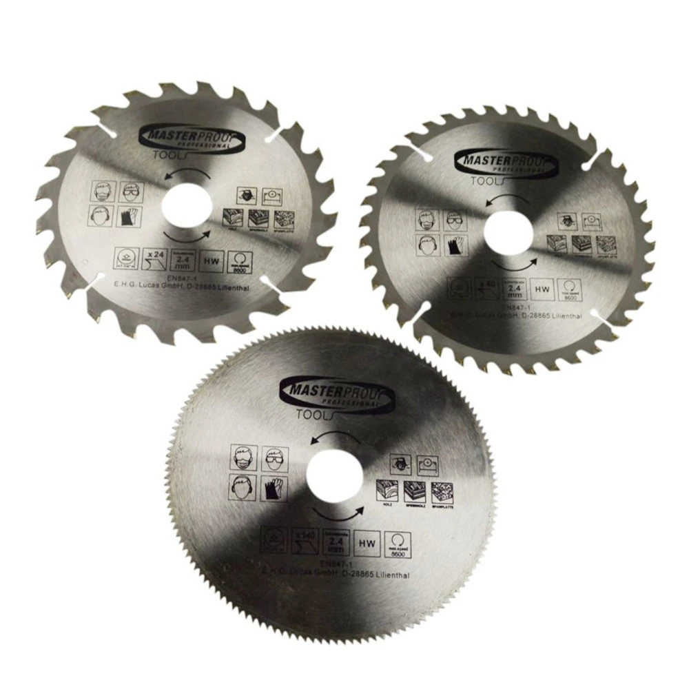 Kreissägeblatt-Set Ø 185 Mm 3-teilig - Image 2