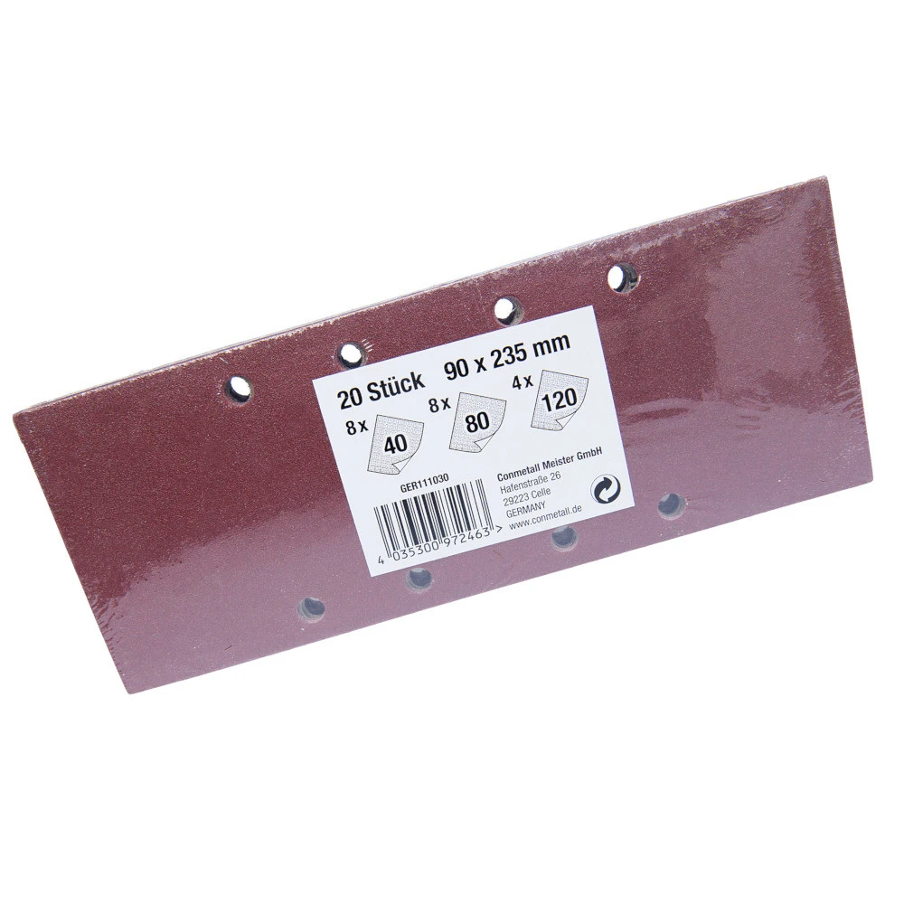 Schleifstreifen Set 20 Stück Für Germania Schwingschleifer