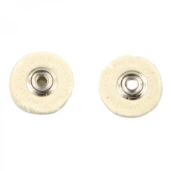 Polierscheiben Set 2-teilig Je Ø 25x5mm Aus Baumwolle