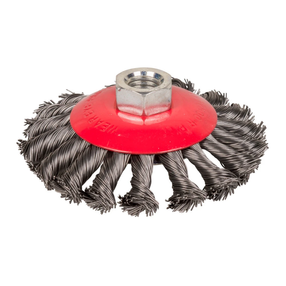 Scheibenbürste Gezopft Bürstenvorsatz 100mm M14