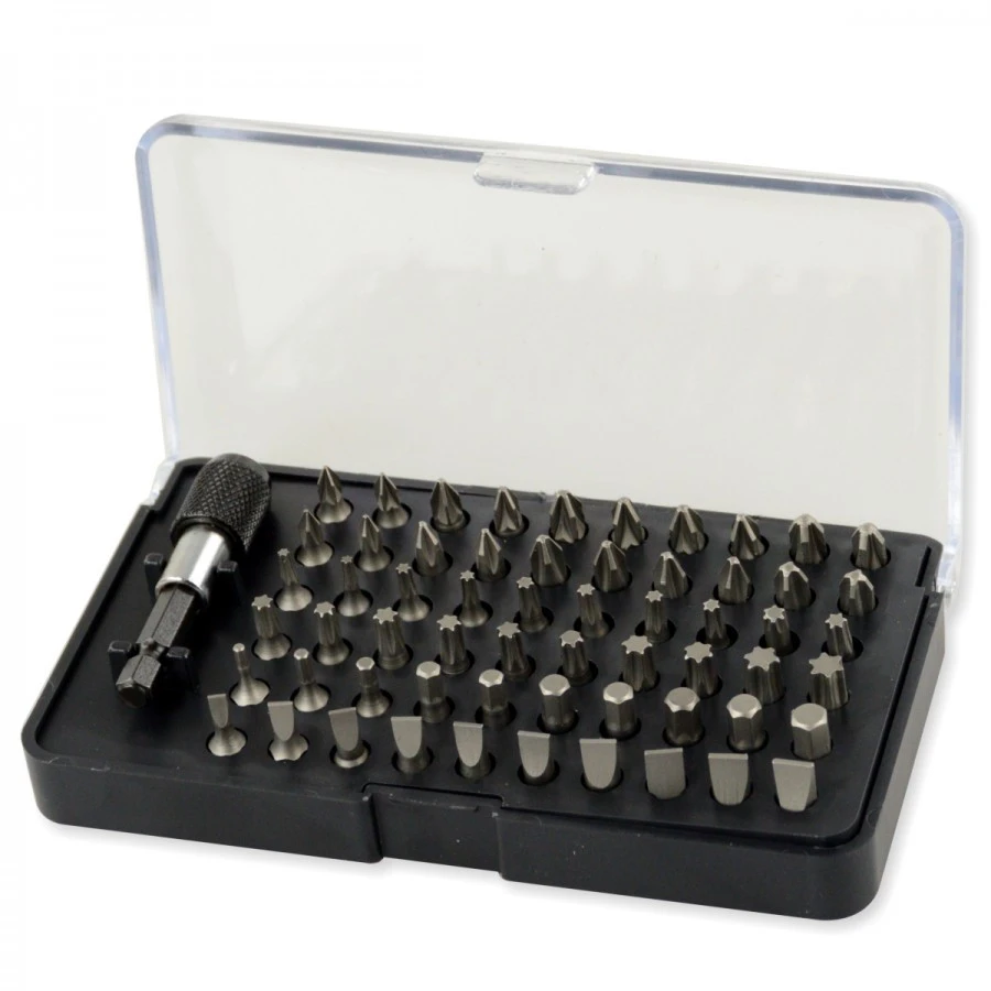 GERMANIA Bitsatz 61-teilig Aus S2 Stahl Inklusive Bithalter
