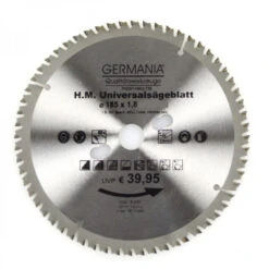 HM Multi Sägeblatt 185x2,8 Mm 60 Zähne Universal
