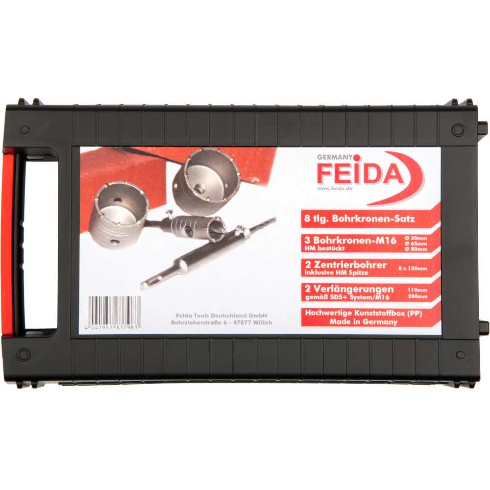 Bohrkronen Satz 7-teilig Zentrierbohrer - Image 2