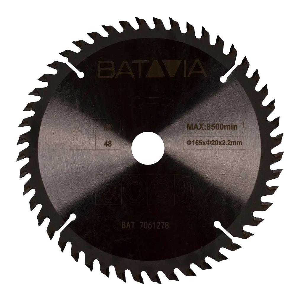Batavia TCT-Sägeblatt Ø 165 Mm Und 48 Zähnen