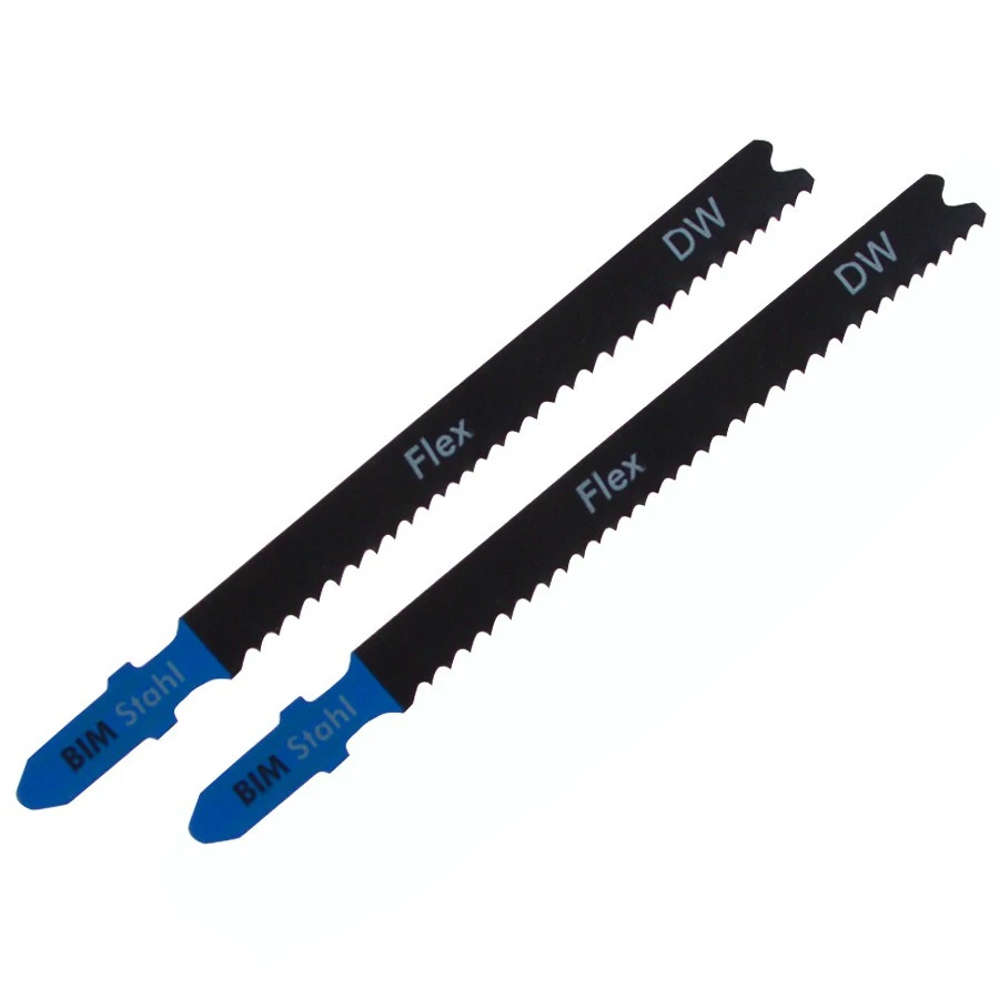Stichsägeblätter 100 Mm BIM Flexibel T-Schaft 2 Stück