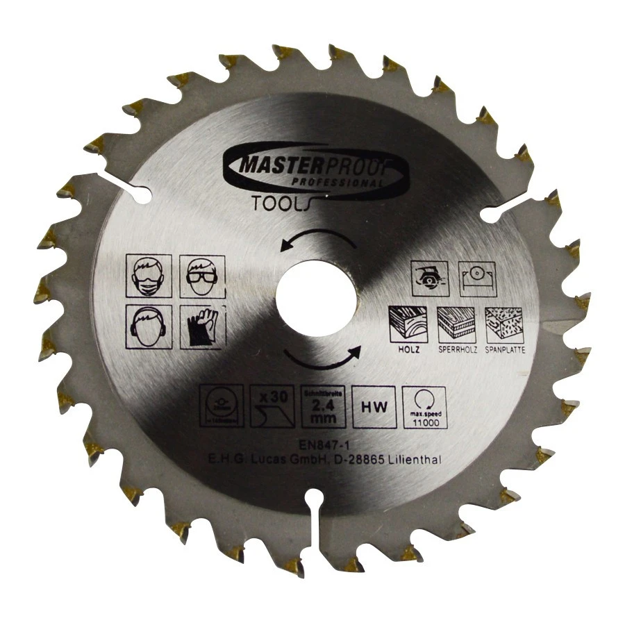 Kreissägeblatt Ø 140 Mm Mit 30 Gehärteten Zähnen