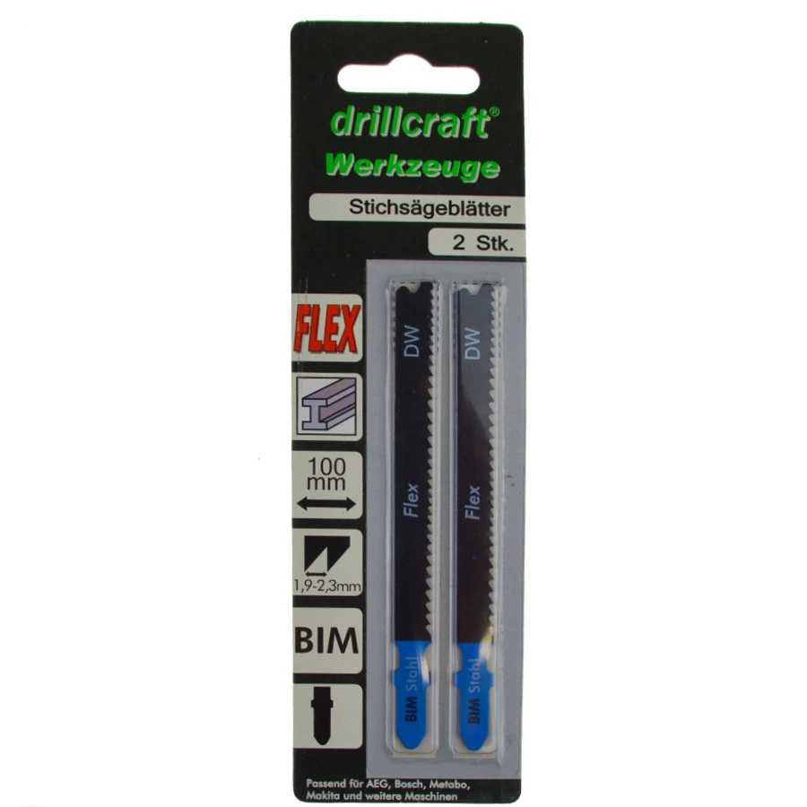 Stichsägeblätter 100 Mm BIM Flexibel T-Schaft 2 Stück - Image 2